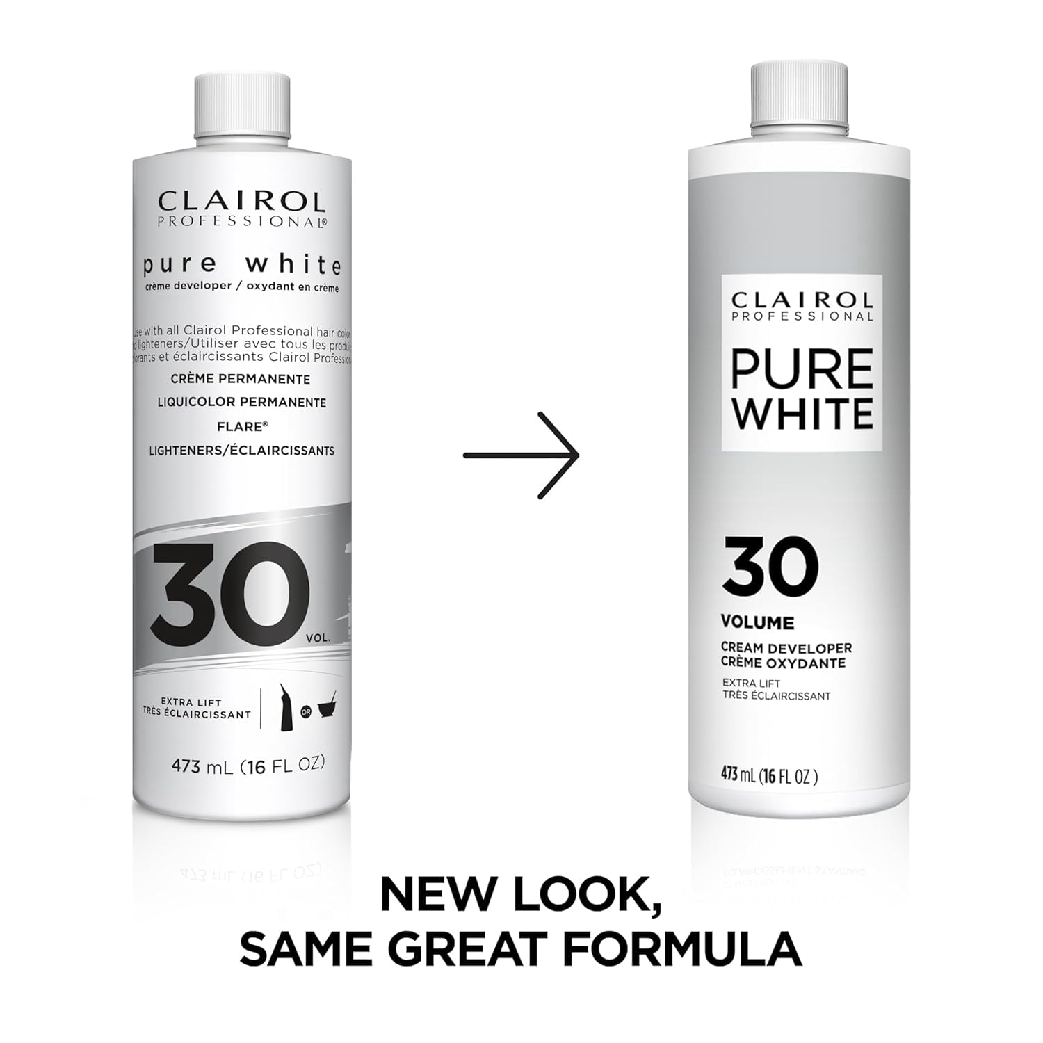 【希少】ホワイトライトリキッド CLAIROL 118ml ×6本 セット業務用 Clairol Professional Pure White Creme Developer, Permanent