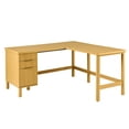thumbnail image 4 of Better Homes & Gardens Lillian Fluted L-Shape Desk, Natural Pine Finish, 4 of 7