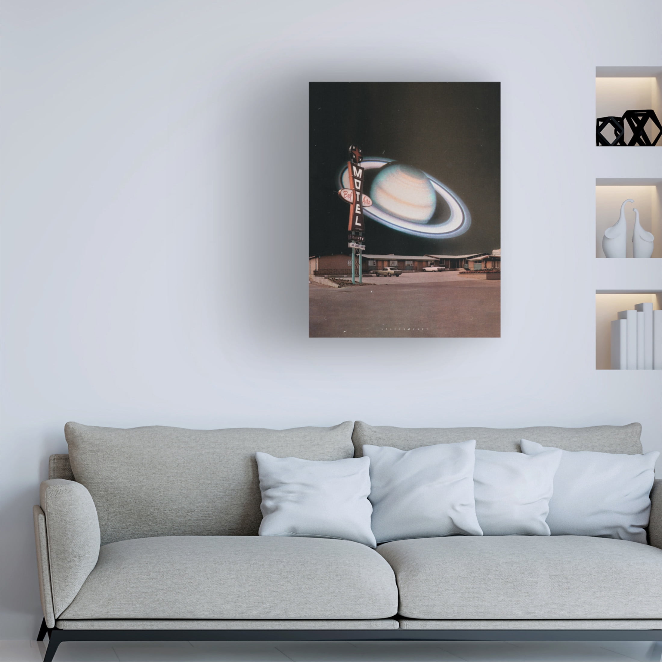 Trademark Fine Art spacerocket art 435 Canvas Wall Art