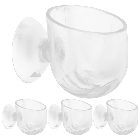 4 comederos para acuario con ventosa para plantas acuáticas