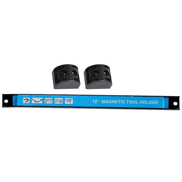 Magnetic Tool Organizer 12 Inch Steel Blue Strong Durable for Garage Storage Workshop Kitchen Easy