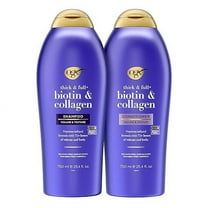 2 pack OGX Thick & Full   Biotin & Collagen Shampoo & Conditioner 25.4oz each