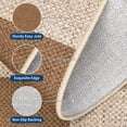thumbnail image 6 of FairOnly 8'x10'Checkered Modern Geometric Machine Washable Area Rug for Living Room Bedroom Non Slip Ultra Thin Carpet for Kitchen Dining Room,Coffee, 6 of 7