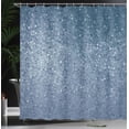 thumbnail image 3 of Ambesonne Geometric Shower Curtain, Dot Tiles Shape Print, 69"Wx70"L, Dark Turquoise, 3 of 4