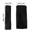 thumbnail image 3 of Motoforti 2 Pcs Plush Car Shoulder Seatbelt Pad Covers Universal Black 30x7cm, 3 of 5