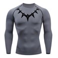 thumbnail image 4 of Camiseta de compresión de manga larga para correr, ropa deportiva para hombre, camiseta de gimnasio, culturismo, camiseta de manga corta, camiseta deportiva de verano de secado rápido, 4 of 5