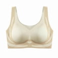 thumbnail image 5 of Sakmal Jelly Bras Women Bralette Beige Minimizer Plunge Womens T-Shirt Bras L, 5 of 5