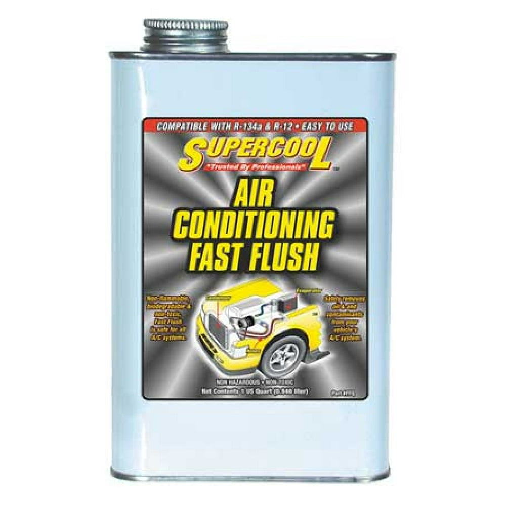 SUPERCOOL FFQ Air Conditioning Fast Flush, Can, 32oz.