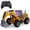 Orange, variant on Remote Control Excavator Electric Construction Truck Bulldozer Toy with 2.4GHz Rechargeable Battery for Outdoor Sandbox Digging and Building(Orange)