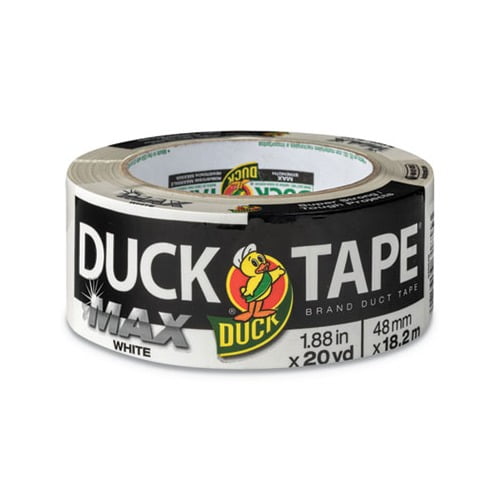 MAX Duct Tape 3" Core, 1.88" x 20 yds, White