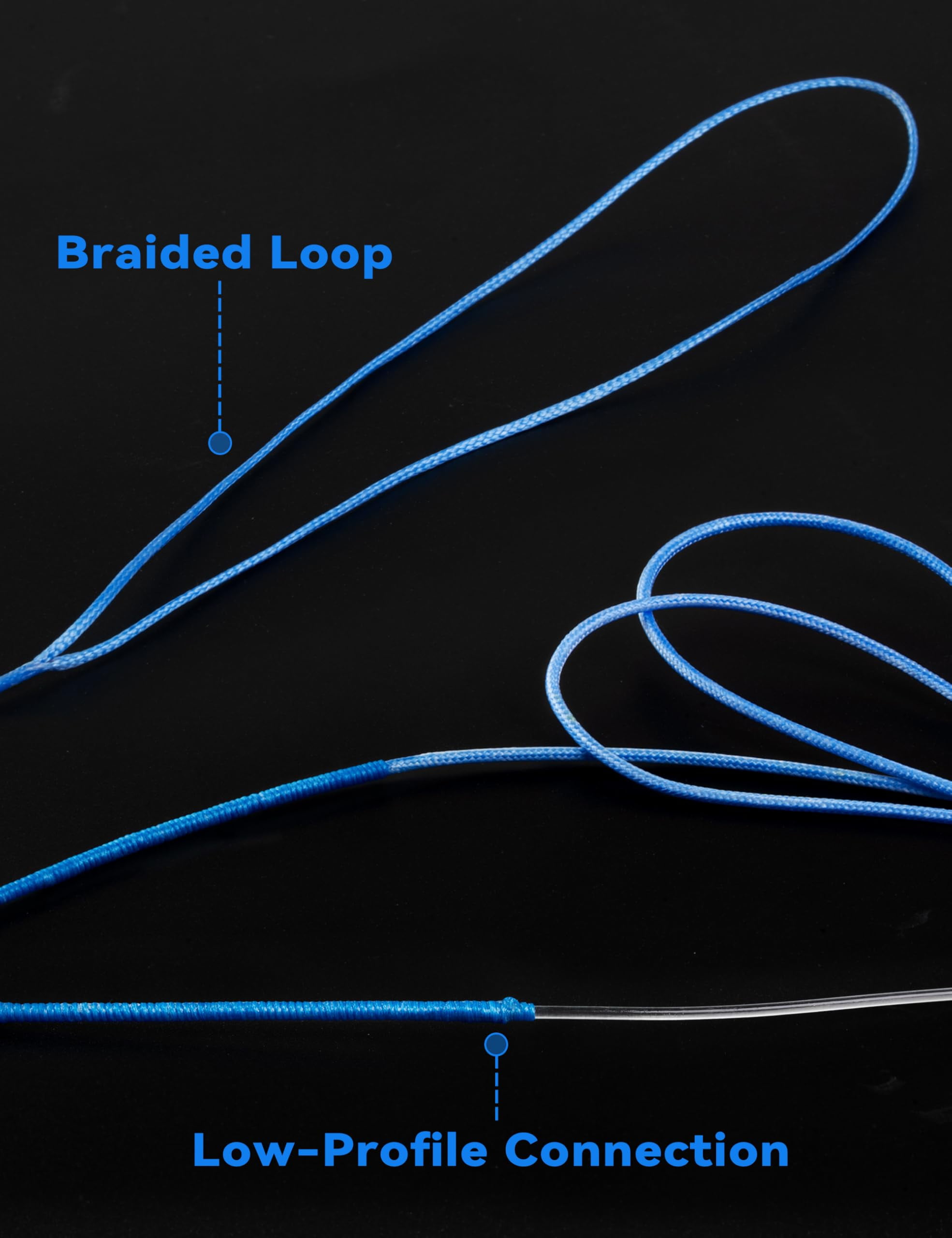 BLUEWING Monofilament Wind-on Leader High Strength Mono Loop to Loop Fishing Leader Line for Vertical Jigging, Swordfish & Trolling, 150lb 1.2mm 150ft