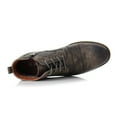 thumbnail image 3 of Ferro Aldo Blaine MFA806035 Mens Casual Brogue Mid-Top Lace-Up Boots – GREY, Size 7, 3 of 11