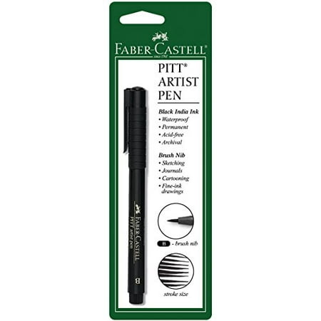Faber-Castell PITT Artist Pen - High Lightfastness - Pigmented India Ink - Waterproof - Odorless, Acid-Free, and pH-Neutral - 1-5 mm Tip - (Best Pen For Students In India)