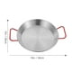 thumbnail image 2 of Sartén de acero inoxidable práctica para freír pollo y espaguetis, utensilio de cocina para casa y restaurante (28 cm), 2 of 5