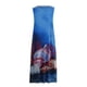 thumbnail image 4 of HH TRAF Vestido de verano para mujer, con estampado de conchas, decorado, con parte superior de tubo, informal, con hombros descubiertos, para playa, 4 of 5