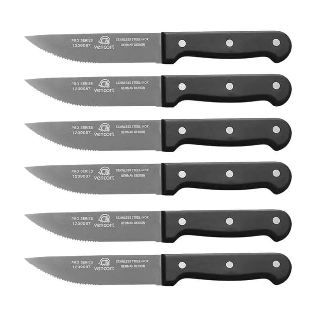 12 Cuchillos Para Carne Y Asados Cuchillo Premium