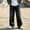 Black, variant on Big Kids Boys Retro Washed Wide Leg Jeans, American Street Style Loose Denim Pants, Fashion Long Trousers Black 13 Years