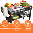 thumbnail image 6 of AOKEMAI Outdoor Storage Cabinet Portable Grill Cart, 6 of 6