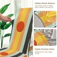 thumbnail image 5 of Yayeee 2 Pack Dining Chair Covers Stretch Parson Chairs Slipcovers Seat Protector, Stripes and Circle, 5 of 6