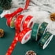 thumbnail image 4 of Christmas Thin Ribbon 25 Yard Holiday Christmas Gift Wrapping Ribbon Soft Crafts Xmas Polyester Satin Hair Bow Clip Accessory for Xmas DIY Craft Decor, 4 of 5
