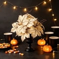 thumbnail image 5 of Artificial Maple Leaf Branch, 12-Inch Faux Fall Stems for Halloween, Thanksgiving, and Floral Vase Decor, 5 of 7