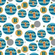 Dinosaur Train Buddy T-Rex Species Blue Stripes Premium Gift Wrap Wrapping Paper Roll