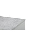 thumbnail image 6 of Elegant Decor Franklin 60" Aluminum MDF Single Bathroom Vanity in White, 6 of 15
