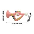 thumbnail image 3 of Staron under $5! Electronic Musical Trumpet, Toddler Educational Toy with 12 Instrument Sounds Colorful Lights, Adjustable Volume Baby Trumpet for Early Music Development, 3 of 4