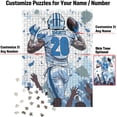 thumbnail image 2 of Wooden Jigsaw Puzzles for Adults - Custom Name and Number on (Dallas) Football Player Back - 300 500 1000PCS Puzzles Game, 2 of 5
