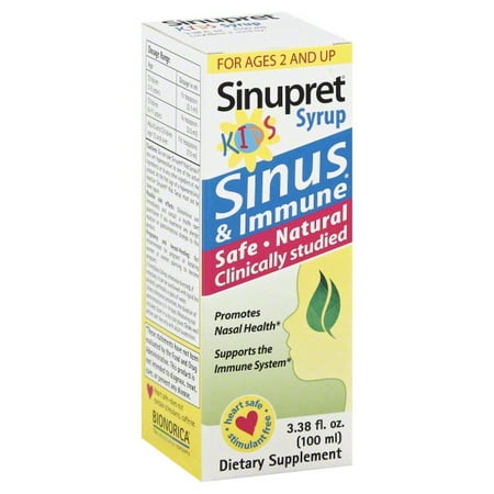 Bioforce Sinupret Kids Sinus & Immune, 3.38 oz (Best Home Remedy For Sinus Congestion)
