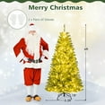 thumbnail image 3 of Costway 6 FT Artificial Christmas Tree with 680 Branch Tips, 700 Warm White LED Lights, 3 of 10