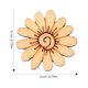 thumbnail image 5 of EeaseMX 200 piezas de juguetes educativos para hacer garabatos, flores y hojas de madera natural, adornos para álbumes de recortes, decoración artesanal, patrón aleatorio (Burlywood), 5 of 7