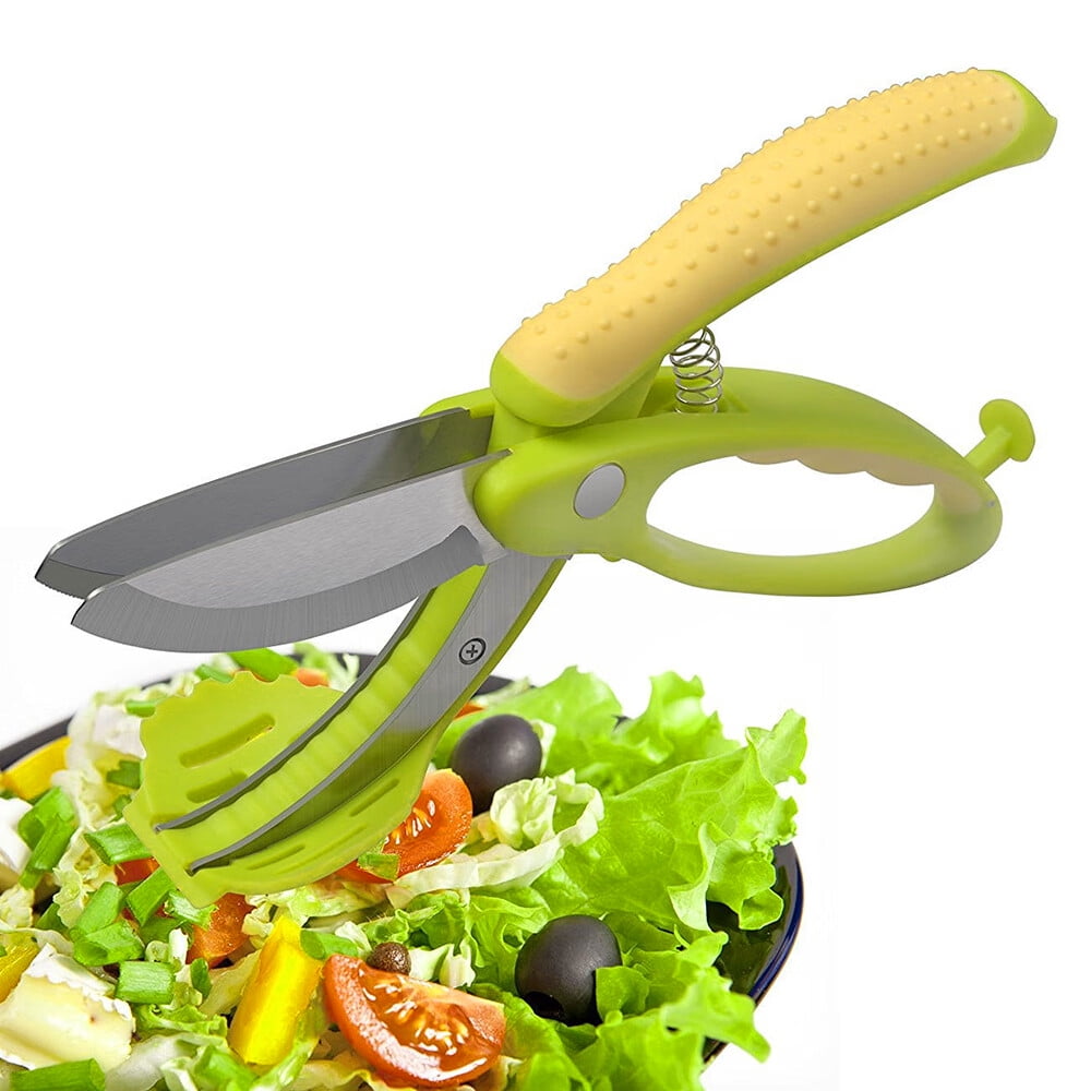 Salad Scissors for Chopped Salad, Salad Cutter Chopped Salad Tong