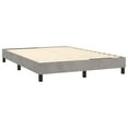 thumbnail image 4 of vidaXL Bed Frame Platform Bed Mattress Foundation Bedroom Furniture Velvet, 4 of 8
