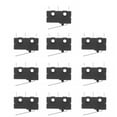thumbnail image 1 of SHISUYAN 20pcs Limit Switch Waterproof Momentary Push Button Switch 3 Long Hinge Lever Micro Switch (Black), 1 of 8