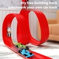 thumbnail image 2 of Bewildely Juego de pistas para niños, coches de juguete para montar con pista, fácil de guardar, sencillo y duradero, ideal para dormitorio Kits de construcción modelo, 2 of 6