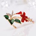 thumbnail image 2 of Xinyolin Wedding Bridal Rhinestone Enamel Flower Brooch Pin Fashion, Jewelry Accessory, 2 of 6