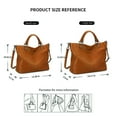 thumbnail image 3 of Kattee Women's Soft Leather Tote Bag, Top Satchel Purses and Handbags, 3 of 7