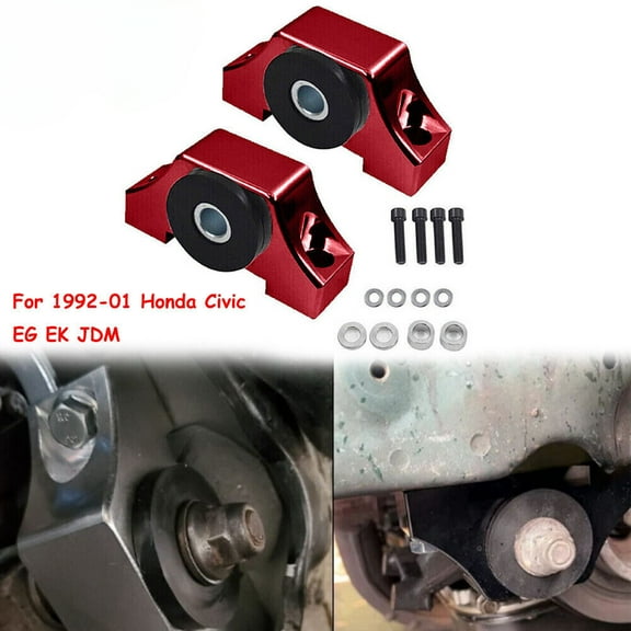 YIUIY Engine Motor Torque Mount Kit B-series/D-series For 92-01 Honda Civic EG EK JDM
