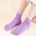 thumbnail image 1 of unbranded 4 Pares Calcetines De Para Mujer Con Separados De Colores, 1 of 7
