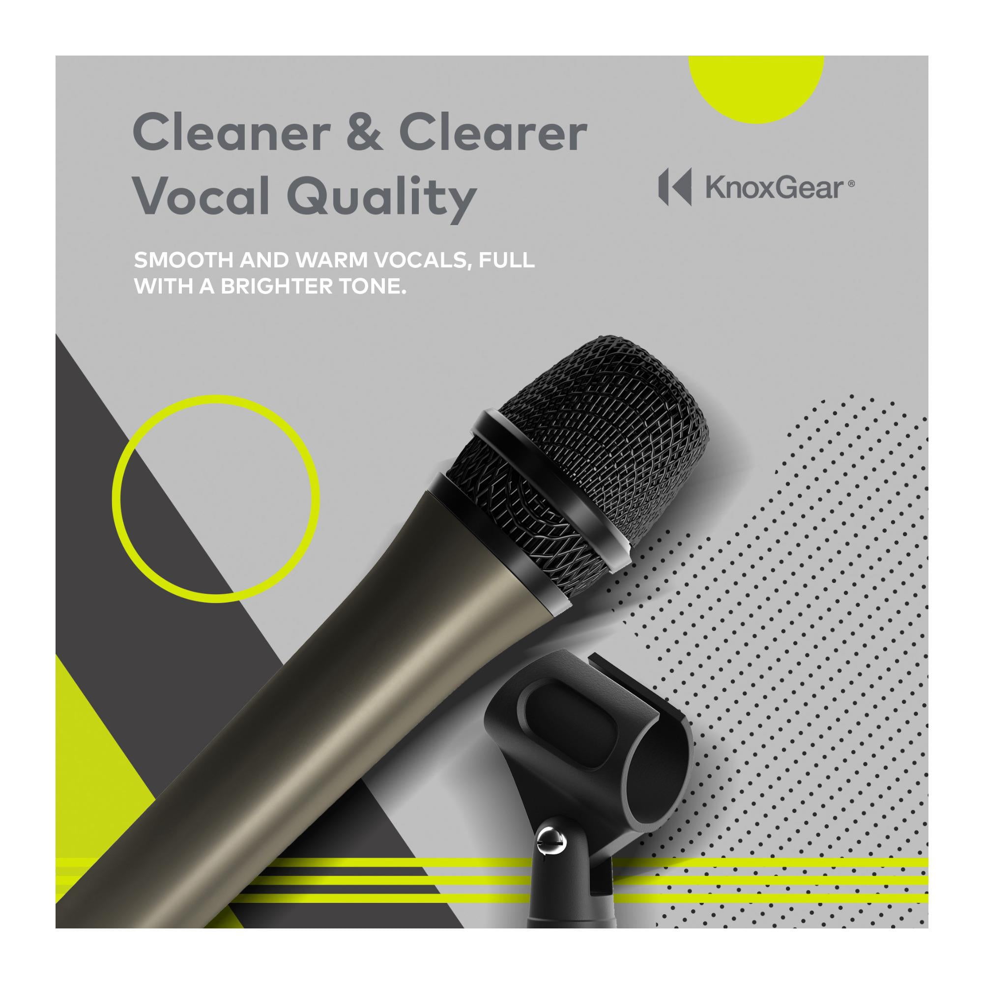 Knox Gear HDM-100 Uni-Directional Dynamic Cardioid Microphone (Clip Included)