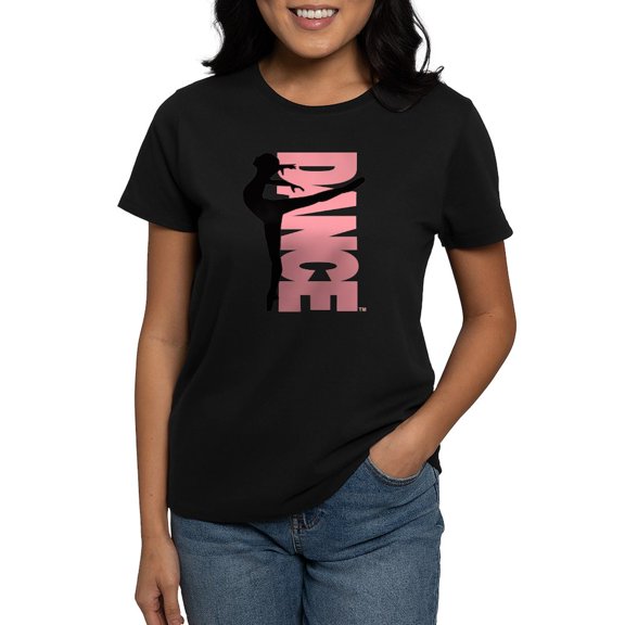 CafePress - Beautiful Dance Figure Women's Dark T Shirt - Women's Traditional Fit Dark T-Shirt