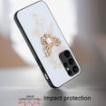 thumbnail image 2 of For Samsung Galaxy S23 Ultra Diamond 3D Bling Sparkly Glitter Ornaments Engraving Hybrid Rugged Fashion Cover ,Xpm Phone Case [ White Garden Butterflies ], 2 of 6