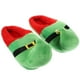 thumbnail image 2 of FELTECHELECTR 1 par de pantuflas cálidas de felpa antideslizantes, regalo de Navidad para adultos y niños, color verde, talla 41-47, 2 of 5