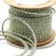 thumbnail image 1 of 1 rollo de hilo de algodón frotado a mano dorado de 1,8mm, collar no elástico, cadena de abalorios, borla de cuerda Wenju Bodhi DIY (verde + dorado), 1 of 5