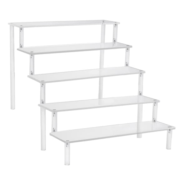 Detachable Acrylic Action Figure Display Riser Stand Perfume Cupcake Desserts Holder Stand Shelf Doll Storage Rack for Decoration