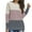 Pink, variant on Lovskoo Sweaters for Women Casual Trendy Color Matching Pullover Long Sleeve Round-Neck Sweater Black