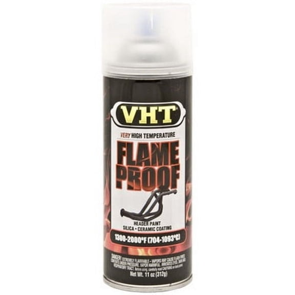Duplicolor SP115 VHT Flameproof Coating Paint, Satin Clear, 11 Oz Can, Withstands Temperatures Up To 2000 F