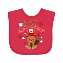 Inktastic My First Canada Day Boys or Girls Baby Bib