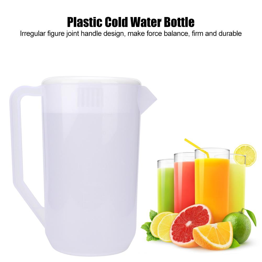 Mgaxyff Plastic Water Pot,4000ml Large Capacity Reusable NonToxic